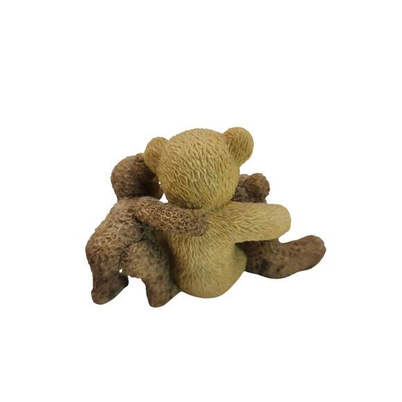 VTG 1999 Enesco Cherished Teddies 661996 Caleb and Friends Resin Figurine 3" - Picture 5 of 8